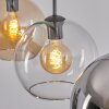 Koyoto hanging light, globe light, pendant light Amber, clear, Smoke-coloured, 3-light sources
