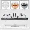 Ripoll hanging light, globe light, pendant light Amber, clear, Smoke-coloured, 4-light sources