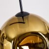 Ripoll hanging light, globe light, pendant light gold, 4-light sources