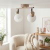 Lumox ceiling light, ceiling spotlight beige, black, 2-light sources