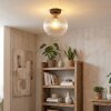 Koyoto ceiling light, globe light 25 cm clear, 1-light source