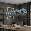 Ripoll hanging light, globe light, pendant light blue, 4-light sources