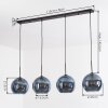 Koyoto hanging light, globe light, pendant light blue, 4-light sources