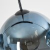 Koyoto hanging light, globe light, pendant light blue, clear, 4-light sources