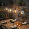 Koyoto hanging light, globe light, pendant light Amber, clear, Smoke-coloured, 4-light sources