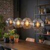 Koyoto hanging light, globe light, pendant light Amber, clear, Smoke-coloured, 4-light sources