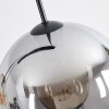 Koyoto hanging light, globe light, pendant light Amber, clear, Smoke-coloured, 4-light sources