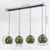 Koyoto hanging light, globe light, pendant light green, 4-light sources