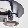 Folar ceiling light LED black, 3-light sources