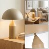 Rilon table lamp sand-coloured, 2-light sources