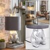 Gorman table lamp silver, 1-light source