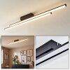 Fenol ceiling light LED black, 1-light source