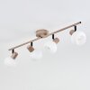 Lumox ceiling light, ceiling spotlight beige, black, 4-light sources