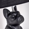 Harol table lamp chrome, black, 1-light source