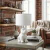 Harol table lamp chrome, white, 1-light source