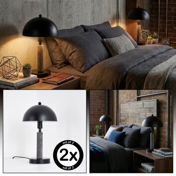 Golam table lamp black, 1-light source