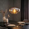Mertola hanging light, pendant light Amber, 1-light source