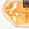 Mertola hanging light, pendant light Amber, 1-light source