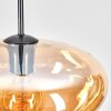 Mertola hanging light, pendant light Amber, 1-light source