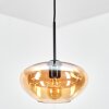 Mertola hanging light, pendant light Amber, 1-light source