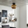 Koyoto ceiling light, globe light 20 cm gold, 1-light source