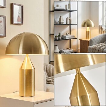 Rilon table lamp brass, 2-light sources