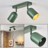 Horen ceiling light, ceiling spotlight green, 2-light sources