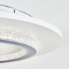 Lidor ceiling light LED grey, white, 1-light source