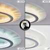 Lidor ceiling light LED grey, white, 1-light source
