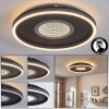 Halor ceiling light LED black, 1-light source