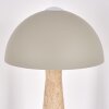 Forgek table lamp grey, stone appearance, 1-light source