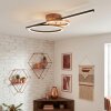 Goren ceiling light LED copper, black, 1-light source