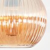 Koyoto ceiling light, globe light 20 cm Amber, 1-light source