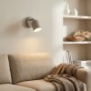 Horen wall light, wall spotlight sand-coloured, 1-light source