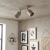 Horen ceiling light, ceiling spotlight sand-coloured, 2-light sources