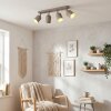 Horen ceiling light, ceiling spotlight sand-coloured, 4-light sources