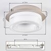 Jalek ceiling light LED sand-coloured, 1-light source