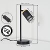Fenik table lamp black, 1-light source
