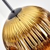 Ripoll hanging light, globe light, pendant light gold, 1-light source