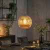 Ripoll hanging light, globe light, pendant light gold, 1-light source