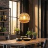 Ripoll hanging light, globe light, pendant light gold, 1-light source