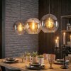 Koyoto hanging light, globe light, pendant light Amber, clear, Smoke-coloured, 3-light sources