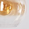 Koyoto hanging light, globe light, pendant light Amber, clear, Smoke-coloured, 3-light sources