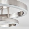 Goren ceiling light LED matt nickel, 1-light source