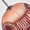 Ripoll hanging light, globe light, pendant light coppery, 1-light source