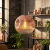 Ripoll hanging light, globe light, pendant light clear, coppery, 1-light source