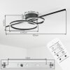 Goren ceiling light LED black, 1-light source
