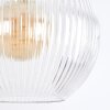 Koyoto hanging light, globe light, pendant light clear, 3-light sources