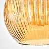 Ripoll hanging light, globe light, pendant light Amber, 1-light source
