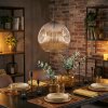 Ripoll hanging light, globe light, pendant light Amber, 1-light source